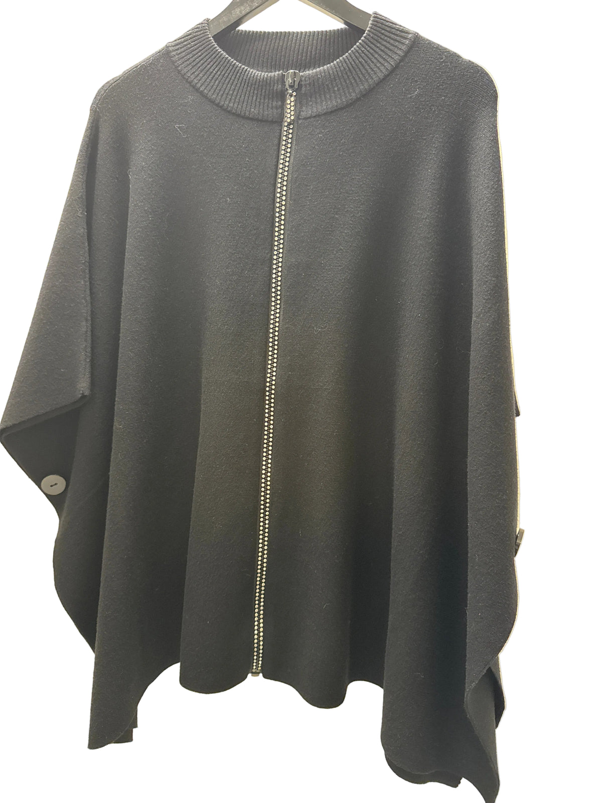 Bling Zipper Poncho