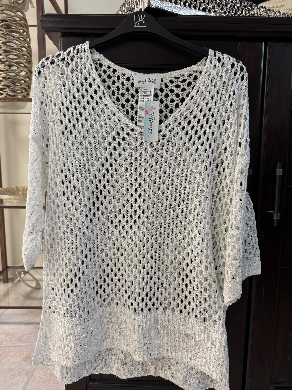 Crochet Sequin Top