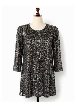 Sequin Swing Dress