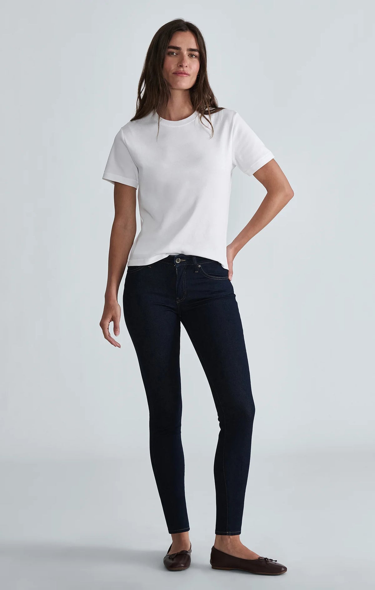 Tess High Rise Skinny Dark Wash