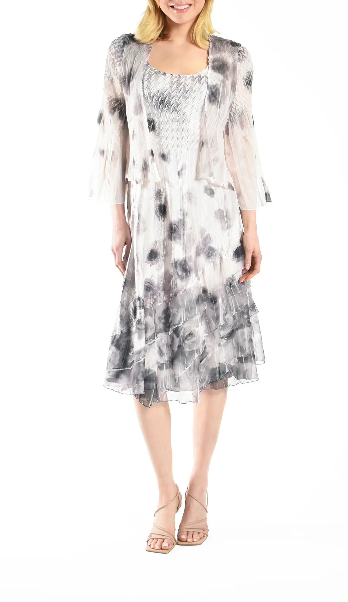 Dress Set Shadow Floral
