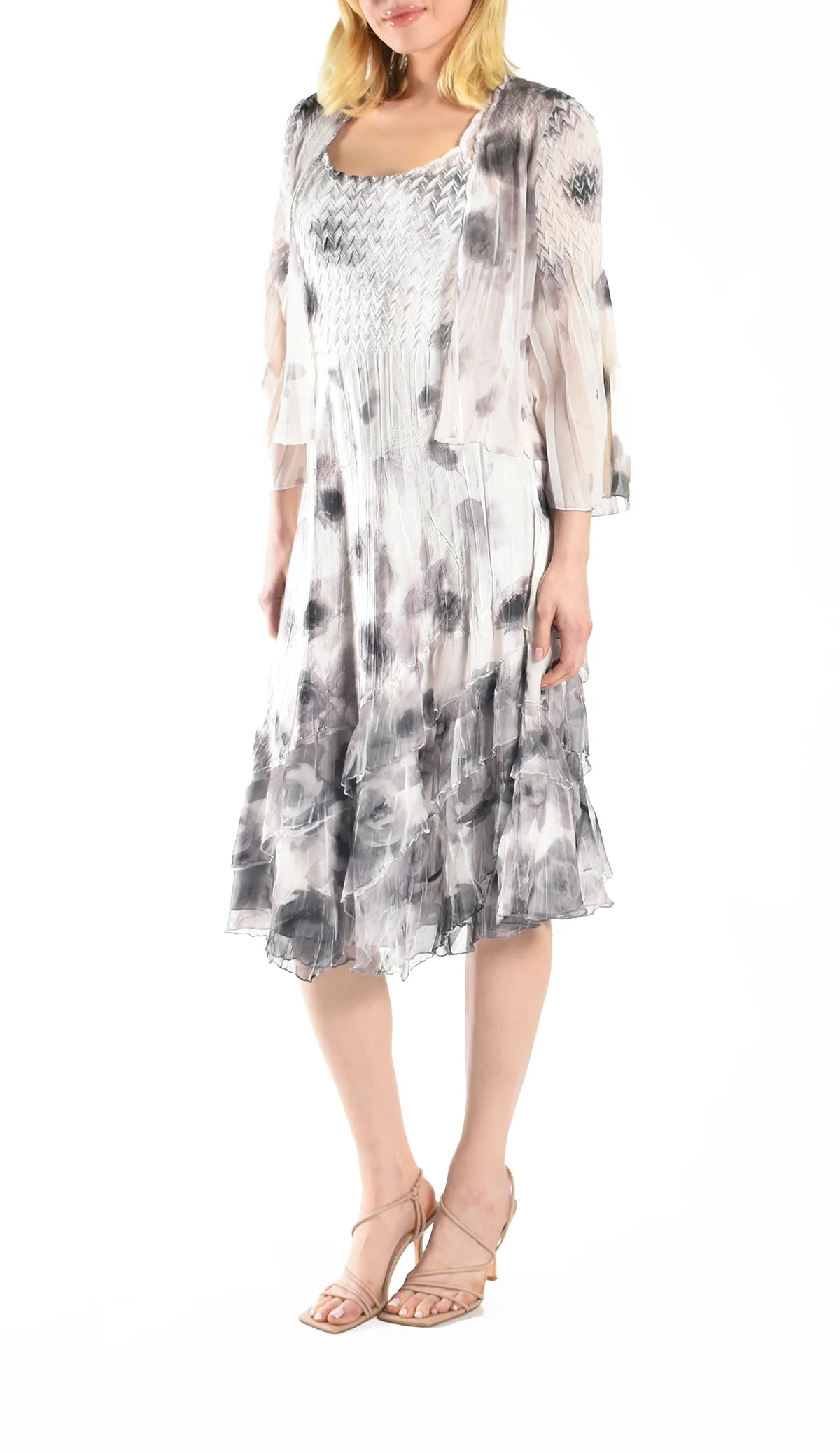 Dress Set Shadow Floral